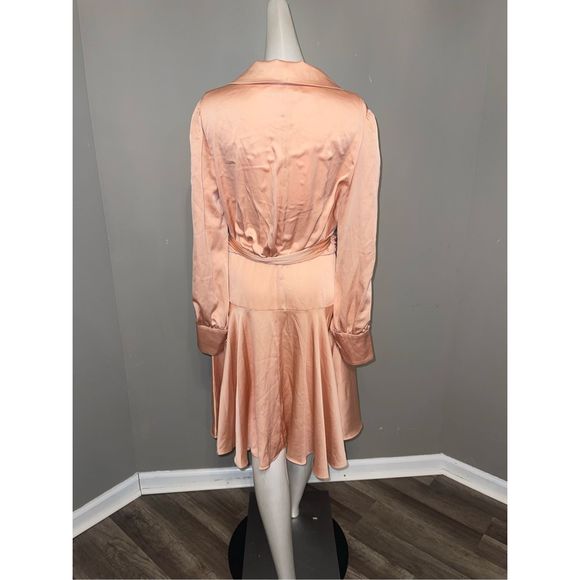 Mac Duggal Short Wrap Dress Size US2 $398 - Picture 6 of 10